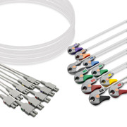 ECG Leadwires Replacement 10 lead Multi-Link Grabber 0.9m AHA Reusable