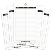 AED Inspection Tag 5 Pack Replacement Medical Supply