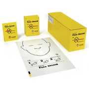 Interlight CPR Face Shield Barrier Replacement Medical Supply Pkg 50