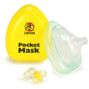 Yellow Hard Case Pocket Mask First Aid Emergency Safety Device Replacement