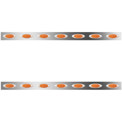 367 SFA YEAR 2019 SS SLEEPER PANELS WITH 14 P1 AMBERAMBER LEDS WITH 63 IN SLEEPER