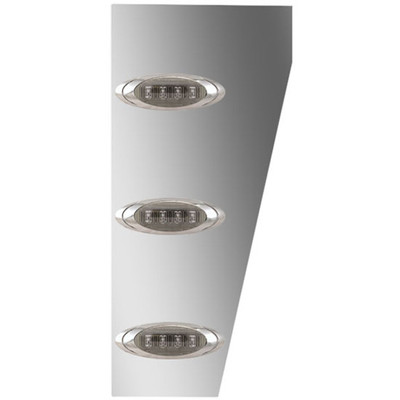 367 SBA YEAR 2021 SS STANDARD COWL PANELS WITH 6 P1 AMBERSMOKED LEDS