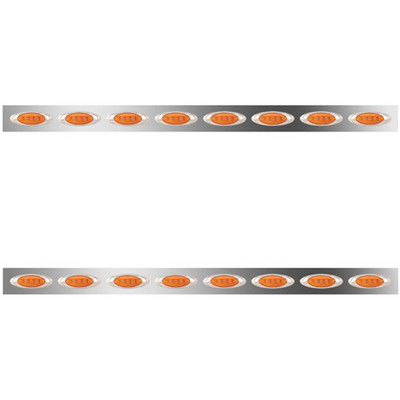 378 YEAR 2002 70-78 IN SS SLEEPER PANELS WITH 16 P1 AMBERAMBER LEDS