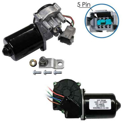 W900B YEAR 2003 WINDSHIELD WIPER MOTOR 5 PIN