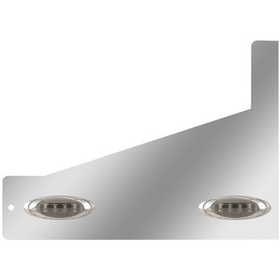 386 YEAR 2011 63-72 IN SS SLEEPER EXTENSION PANELS WITH 4 P1 AMBERSMOKED LEDS