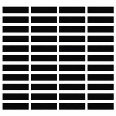 304 Stainless Steel Punched Grille Insert WHorizontal Rectangle Cutouts For Peterbilt 579 Replacement
