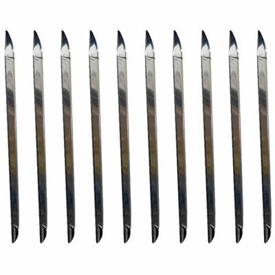 Custom Punched Stainless Steel 10 Piece Vertical Decorative Grille Bar Kit For Kenworth T880