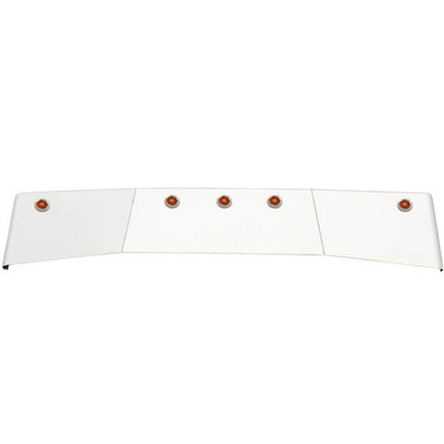 17.5 To 15.5 in Blind Mount Untie Drop Visor W5 Button Amber LED Lights Replacement