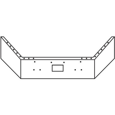 16 in Break Back Open End Bumper WTow For Peterbilt 357 SBA Models Replacement