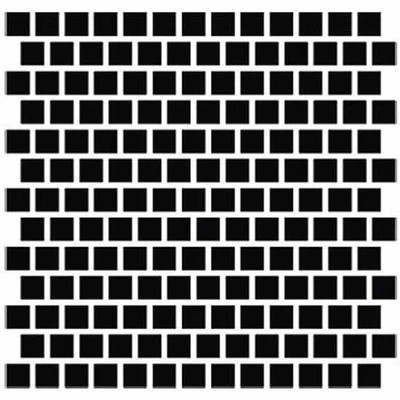 430 Stainless Steel Punched Grille Insert W.3125 in Offset Square Cutouts For Peterbilt 579