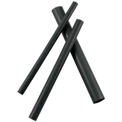 Black Heat Shrink Tubing 4 in Length .0675 in .1875 in  in .25 in .375 in And .5 in I.D. - 7 PCS Replacement
