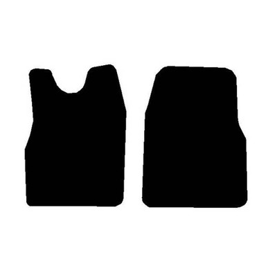 2 Piece Black Front Floor Mats For Kenworth T2000