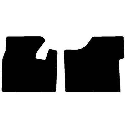 Black Front Floor Mats For Peterbilt 579 With Automatic Transmission Replacement