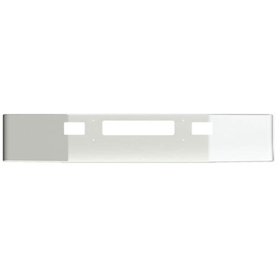 20 in Chrome Wrap Around Bumper 10 Gauge W7.62 in Tow Vent AND Bolt Holes Replacement