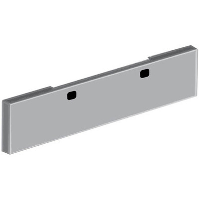 18IN Chrome Plated Texas Blind Mount Boxed End Bumper 10 Gauge WTow HOLE Black Steel Mounting PLATE IN-0106014 Replacement