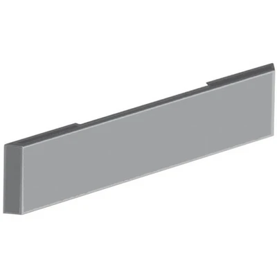 20IN Chrome Plated Texas Blind Mount Mitered End Bumper 10 Gauge Blank WBlack Steel Mounting PLATE IN-0106040 Replacement