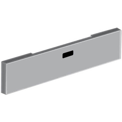 18IN Chrome Plated SS Texas Blind Mount box End Bumper 10 Gauge WStep HOLE Black Steel Mount Plate IN-0106025 Replacement