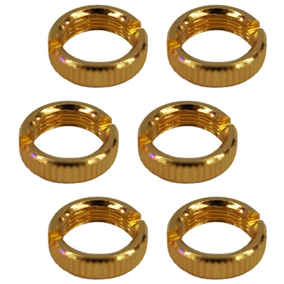 18K Gold Plated Toggle Nuts Set Of 6 Replacement