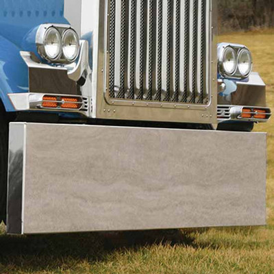 22 Inch Stainless Steel Boxed End Bumper For PACCAR Freightliner International Western Star Replacement