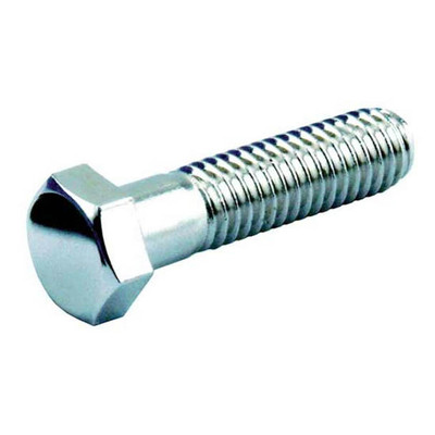 Chrome .5 X 2.25 Inch Grade 5 - 13 Thread Hex Bolt Replacement