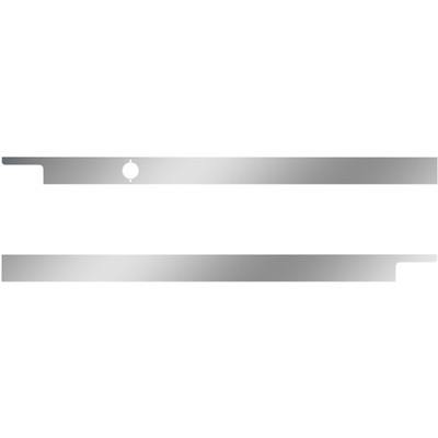 2.5 Inch Stainless Steel Blank Cab Panel With Rear Mount Or Horizontal Exhaust