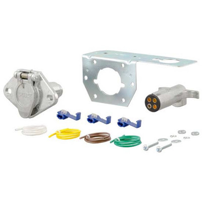 4-Way Round Connector Plug Socket With Hardware Replacement