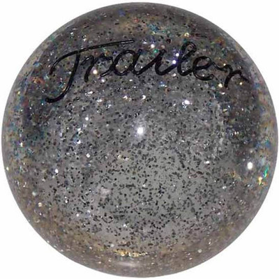 2.125 Inch Clear Glitter Engraved Trailer Brake Knob For Threaded Dash Air Brake Valve Replacement