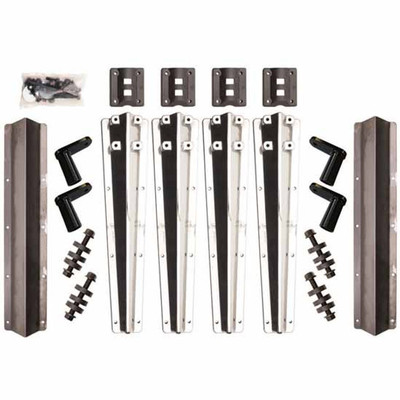 Minimizer Mirror Finish Plastic Bolt On Bracket Kit For Min200 Fenders