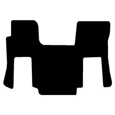 Black Front Floor Mats For Volvo VNL Gen II 2004-2018 Replacement