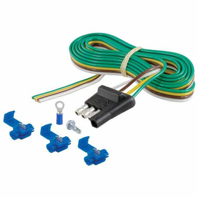 4-Way Flat Connector Plug With 48 Inch 16-G Color-Coded Wires Replacement