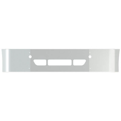 18 in SS Wrap Around Bumper WTow Vent Holes For Freightliner Columbia 112 120 Replacement