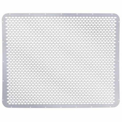 378 119 BBC YEAR 1998 STAINLESS STEEL SHORT HOOD GRILLE WALTERNATING OVAL HOLES
