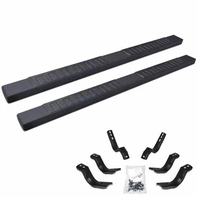 RAM 2500 WITH A QUAD CAB YEAR 2003 TEXTURED BLACK STEEL SIDE STEP KIT