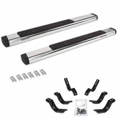 TUNDRA WITH A REGULAR CAB YEAR 2014 POLISHED STAINLESS STEEL SIDE STEP KIT