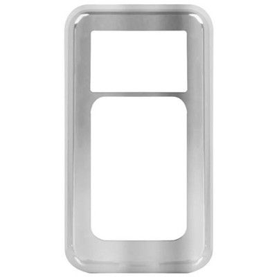 ALLANSON INTERNATIONAL S2200 YEAR 1984 CHROME PLASTIC SWITCH PLATE BEZEL