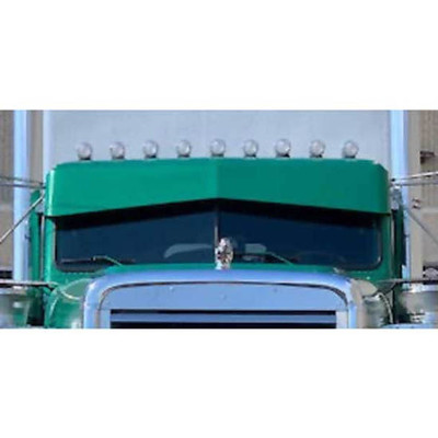 CLASSIC XL 132 YEAR 2003 14 X 10 STAINLESS STEEL REVERSE BOWTIE VISOR W10 RND 2 IN LIGHT HOLES