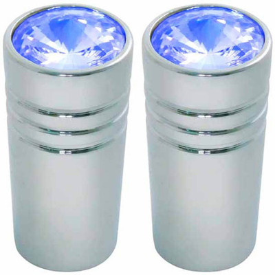 PETERBILT 379 YEAR 2002 CHROME SHORT TOGGLE SWITCH EXTENSIONS 2 .25IN WBLUE JEWEL Replacement