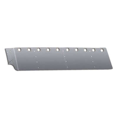COLUMBIA 112 YEAR 2003 18 IN STAINLESS STEEL DROP VISOR W10- 2 IN ROUND LIGHT HOLES