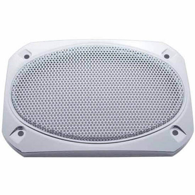 PETERBILT 379 YEAR 2005 CHROME RECTANGULAR SPEAKER SCREW ON COVER