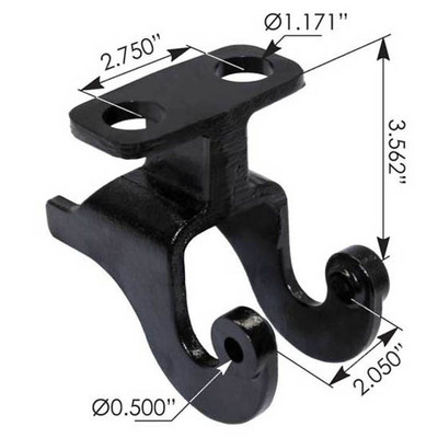 T680 YEAR 2020 HOOD HINGE PIVOT J BRACKET
