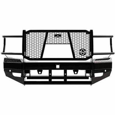 2500 YEAR 2019 15K WINCHREADY BLACK STEEL FRONT SPORT BUMPER W GRILLE GUARD SENSORS