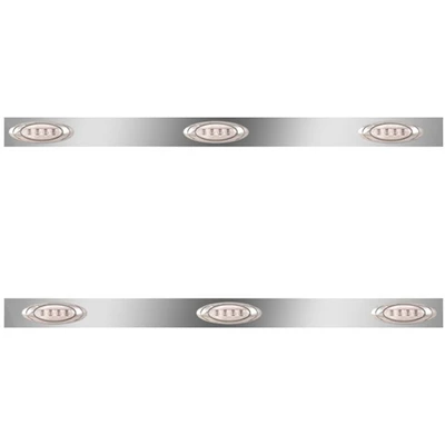 9300 YEAR 1990 44 INCH STAINLESS STEEL CAB PANELS