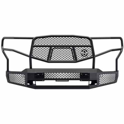SILVERADO 3500 HD YEAR 2021 MIDNIGHT SERIES BLACK STEEL FRONT BUMPER 7 GAUGE WITH GRILLE GUARD