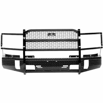 1500 YEAR 2014 SUMMIT SERIES BLACK STEEL FRONT BUMPER W GRILLE GUARD