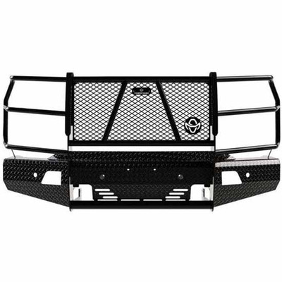 SILVERADO 2500 HD YEAR 2020 SUMMIT BLACK STEEL FRONT BUMPER W GRILLE GUARD SENSORS