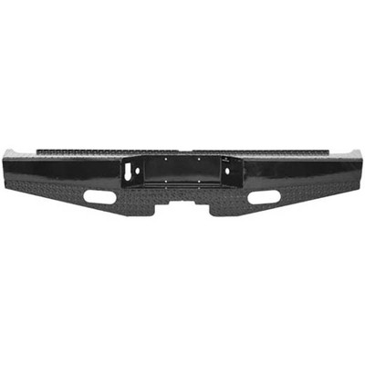 TUNDRA YEAR 2016 BLACK POWDERCOATED STEEL REAR SPORT BUMPER W BACKUP WORK LIGHTS