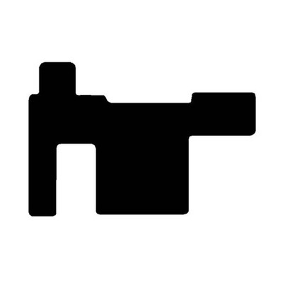 ALLANSON INTERNATIONAL 9200 YEAR 1994 BLACK FRONT FLOOR MAT 33.5 INCH FIREWALL TO SLEEPER