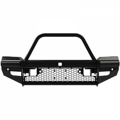 AHRAM BIOSYSTEMS 2500 YEAR 2021 RANCH HAND BLACK STEEL BULLNOSE FRONT BUMPER W HOOP SENSORS Replacement
