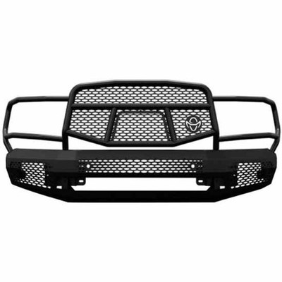 2500 YEAR 2016 MIDNIGHT BLACK STEEL WINCHREADY FRONT BUMPER 7 GAUGE W GRILLE GUARD SENSORS