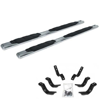 1500 WITH A CREW CAB YEAR 2023 5 INCH SS SIDE STEP KIT W BRACKETS